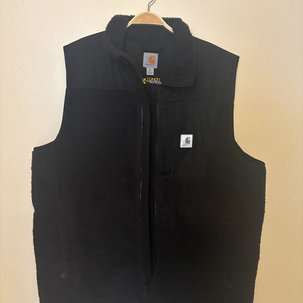Carhartt Men's Yukon Extremes Wind Fighter Fleece Vest - Black